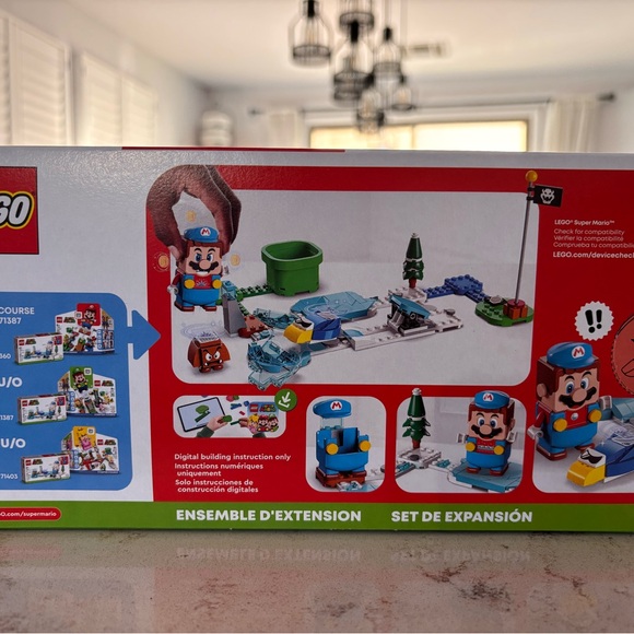 LEGO Super Mario Ice Mario Suit & Frozen World 71415 Retired Set 105 Pieces - Picture 2 of 2